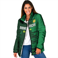 Custom Madagascar Football Padded Jacket Go Barea - Wonder Print Shop