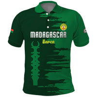 Custom Madagascar Football Polo Shirt Go Barea - Wonder Print Shop