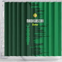 Madagascar Football Shower Curtain Go Barea - Wonder Print Shop