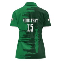 Custom Madagascar Football Women Polo Shirt Go Barea - Wonder Print Shop