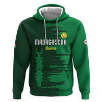 Custom Madagascar Football Zip Hoodie Go Barea - Wonder Print Shop