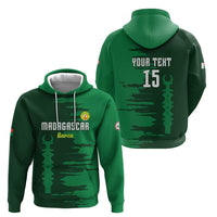 Custom Madagascar Football Zip Hoodie Go Barea - Wonder Print Shop