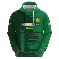 Custom Madagascar Football Zip Hoodie Go Barea - Wonder Print Shop