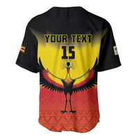 Custom Uganda Football Baseball Jersey Go Cranes Go - Wonder Print Shop