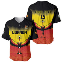 Custom Uganda Football Baseball Jersey Go Cranes Go - Wonder Print Shop