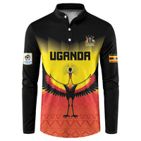 Custom Uganda Football Button Sweatshirt Go Cranes Go - Wonder Print Shop