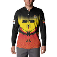 Custom Uganda Football Button Sweatshirt Go Cranes Go - Wonder Print Shop