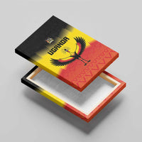 Uganda Football Canvas Wall Art Go Cranes Go - Wonder Print Shop