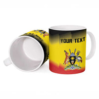 Custom Uganda Football Ceramic Mug Go Cranes Go - Wonder Print Shop