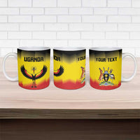 Custom Uganda Football Ceramic Mug Go Cranes Go - Wonder Print Shop
