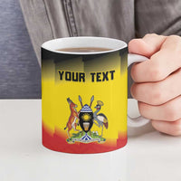 Custom Uganda Football Ceramic Mug Go Cranes Go - Wonder Print Shop