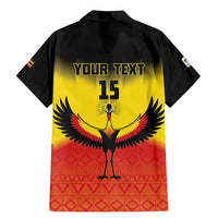 Custom Uganda Football Family Matching Mermaid Dress and Hawaiian Shirt Go Cranes Go - Wonder Print Shop