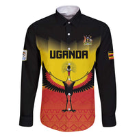 Custom Uganda Football Family Matching Off Shoulder Short Dress and Hawaiian Shirt Go Cranes Go - Wonder Print Shop