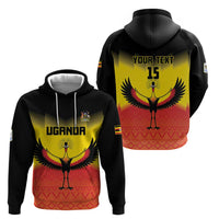 Custom Uganda Football Hoodie Go Cranes Go - Wonder Print Shop