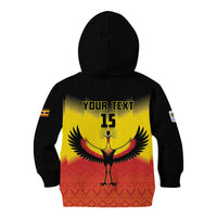 Custom Uganda Football Kid Hoodie Go Cranes Go - Wonder Print Shop