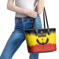 Uganda Football Leather Tote Bag Go Cranes Go - Wonder Print Shop