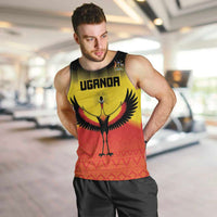 Custom Uganda Football Men Tank Top Go Cranes Go - Wonder Print Shop