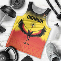 Custom Uganda Football Men Tank Top Go Cranes Go - Wonder Print Shop