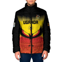 Custom Uganda Football Padded Jacket Go Cranes Go - Wonder Print Shop