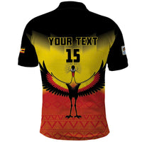 Custom Uganda Football Polo Shirt Go Cranes Go - Wonder Print Shop