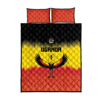 Uganda Football Quilt Bed Set Go Cranes Go - Wonder Print Shop