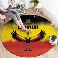 Uganda Football Round Carpet Go Cranes Go - Wonder Print Shop