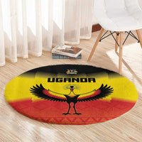 Uganda Football Round Carpet Go Cranes Go - Wonder Print Shop