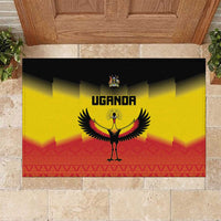 Uganda Football Rubber Doormat Go Cranes Go - Wonder Print Shop