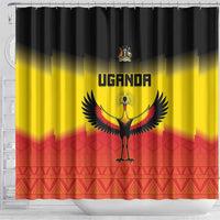 Uganda Football Shower Curtain Go Cranes Go - Wonder Print Shop