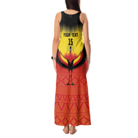 Custom Uganda Football Tank Maxi Dress Go Cranes Go - Wonder Print Shop