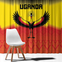 Uganda Football Window Curtain Go Cranes Go - Wonder Print Shop
