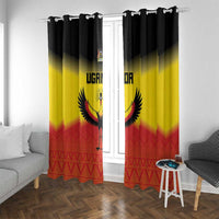 Uganda Football Window Curtain Go Cranes Go - Wonder Print Shop