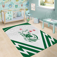 Algeria Football Area Rug Go Fennecs Go - Wonder Print Shop