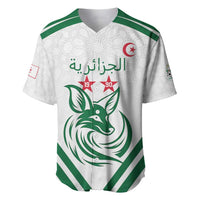 Custom Algeria Football Baseball Jersey Go Fennecs Go - Wonder Print Shop