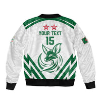 Custom Algeria Football Bomber Jacket Go Fennecs Go - Wonder Print Shop