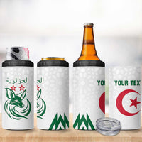 Custom Algeria Football 4 in 1 Can Cooler Tumbler Go Fennecs Go - Wonder Print Shop