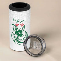 Custom Algeria Football 4 in 1 Can Cooler Tumbler Go Fennecs Go - Wonder Print Shop