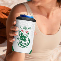Custom Algeria Football 4 in 1 Can Cooler Tumbler Go Fennecs Go - Wonder Print Shop