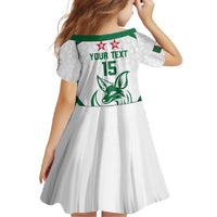 Custom Algeria Football Family Matching Off Shoulder Maxi Dress and Hawaiian Shirt Go Fennecs Go - Wonder Print Shop