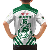 Custom Algeria Football Family Matching Summer Maxi Dress and Hawaiian Shirt Go Fennecs Go - Wonder Print Shop