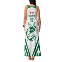 Custom Algeria Football Family Matching Tank Maxi Dress and Hawaiian Shirt Go Fennecs Go - Wonder Print Shop