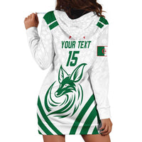 Custom Algeria Football Hoodie Dress Go Fennecs Go - Wonder Print Shop