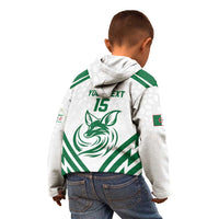 Custom Algeria Football Kid Hoodie Go Fennecs Go - Wonder Print Shop
