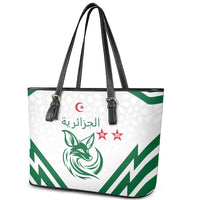 Algeria Football Leather Tote Bag Go Fennecs Go - Wonder Print Shop