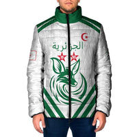 Custom Algeria Football Padded Jacket Go Fennecs Go - Wonder Print Shop