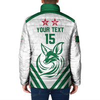 Custom Algeria Football Padded Jacket Go Fennecs Go - Wonder Print Shop
