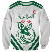 Custom Algeria Football Sweatshirt Go Fennecs Go - Wonder Print Shop