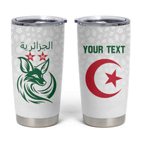 Custom Algeria Football Tumbler Cup Go Fennecs Go - Wonder Print Shop