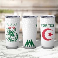 Custom Algeria Football Tumbler Cup Go Fennecs Go - Wonder Print Shop