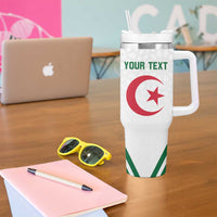 Custom Algeria Football Tumbler With Handle Go Fennecs Go - Wonder Print Shop
